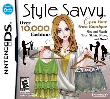 Style Savvy (USA) (Demo) (Kiosk) box cover front